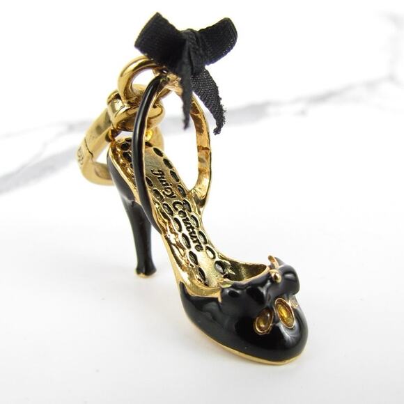 Juicy Couture Jewelry - Juicy Couture Blcak Heel Evening Shoe Charm